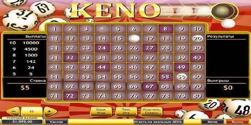 Tìm hiểu về xổ số Keno